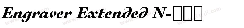 Engraver Extended N字体转换